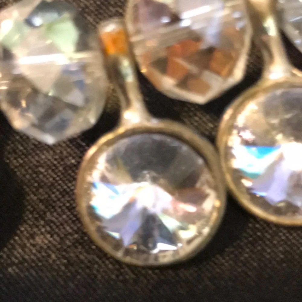 Vintage Clear rhinestones necklace